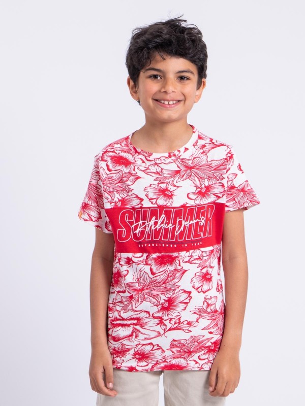 T-shirt manches courtes col...