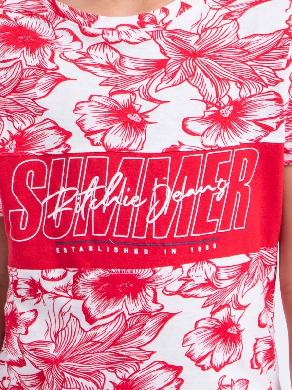 T-shirt manches courtes col...