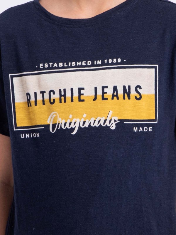 T-shirt manches courtes col...