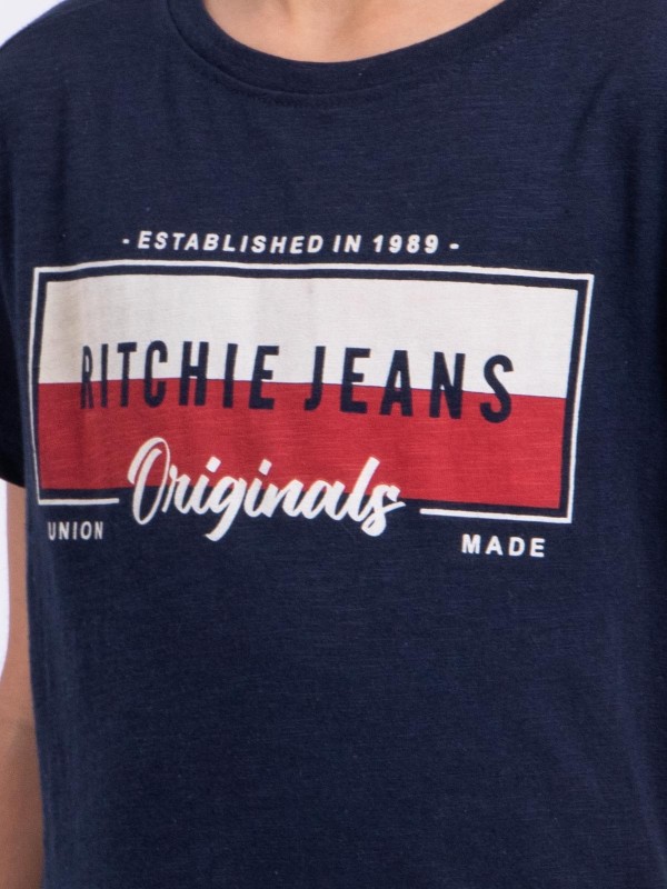 T-shirt manches courtes col...