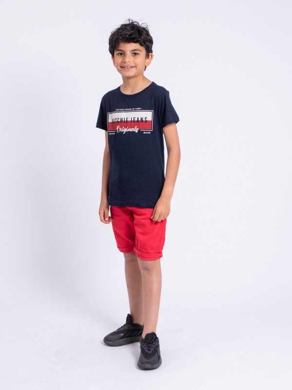 T-shirt manches courtes col...