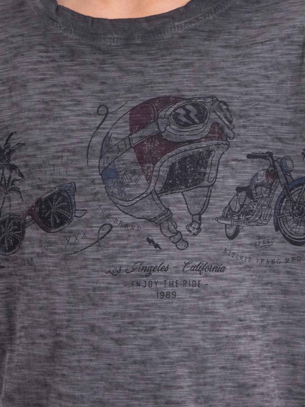 T-shirt manches courtes col...