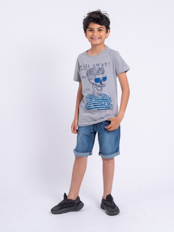 T-shirt manches courtes col...