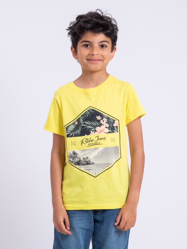 T-shirt manches courtes col...