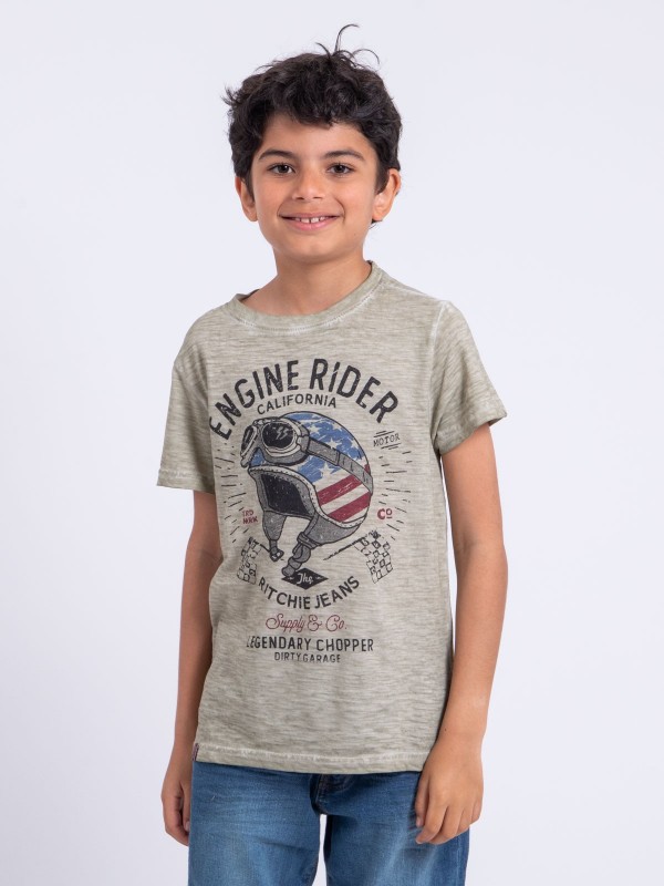 T-shirt manches courtes col...