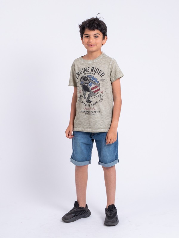 T-shirt manches courtes col...