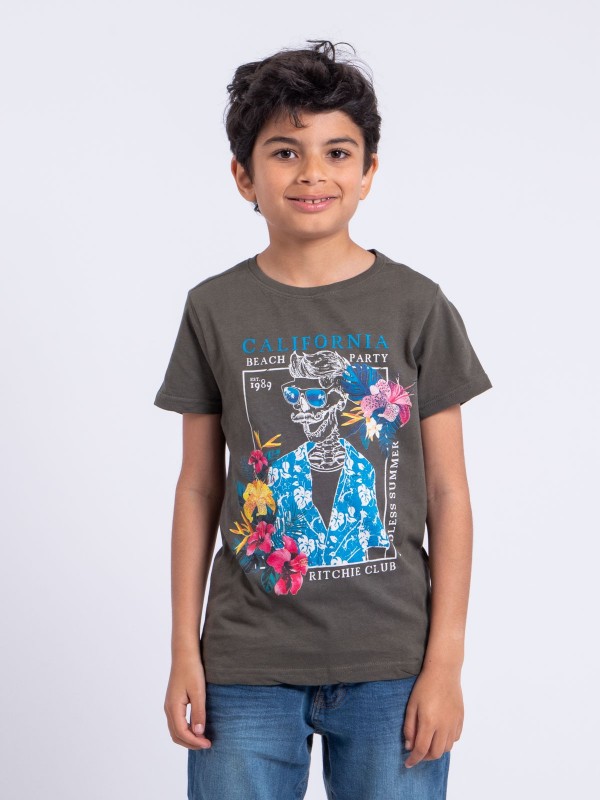 T-shirt manches courtes col...