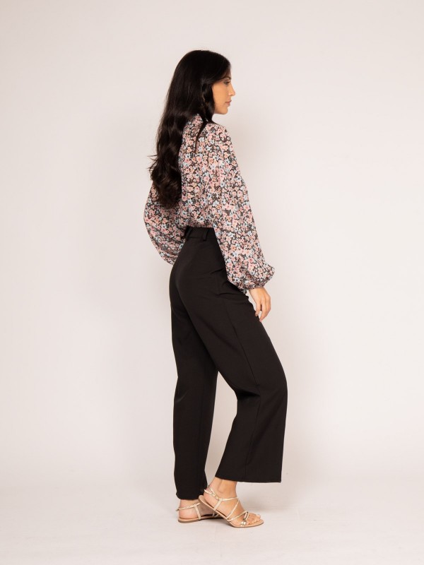 Pantalon fluide EVAN - Noir