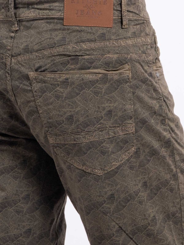 Bermuda motifs BASKEL - Kaki