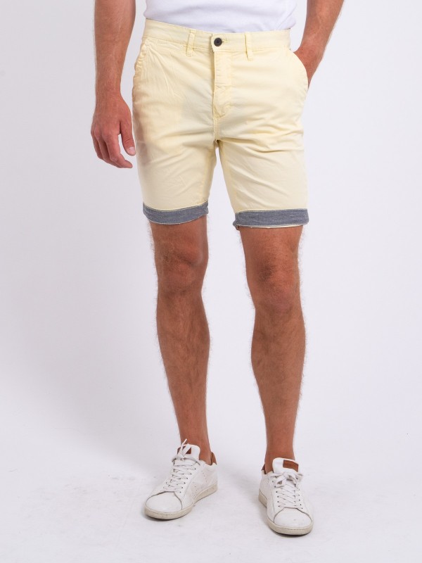 Bermuda chino BAZY - Jaune
