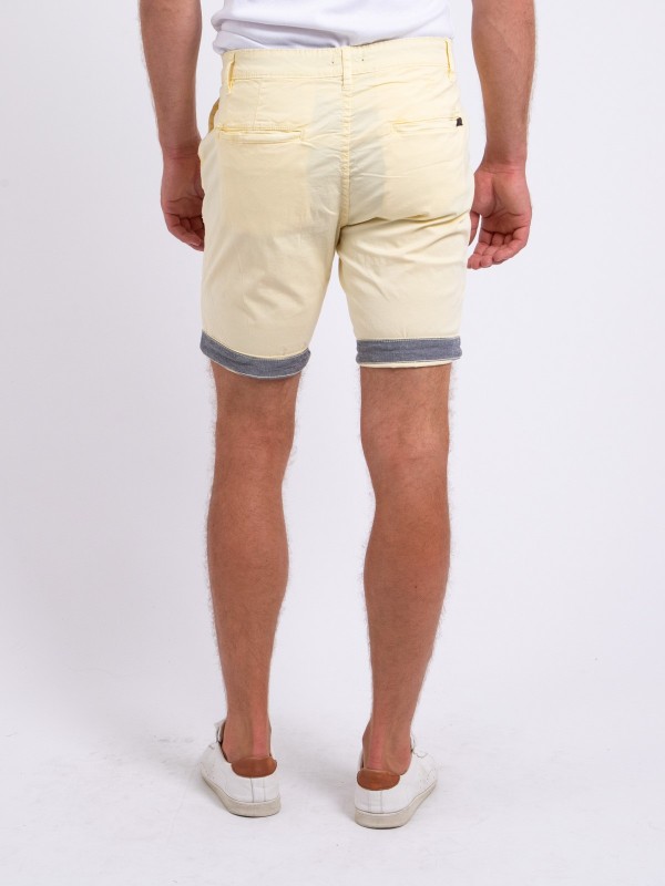 Bermuda chino BAZY - Jaune