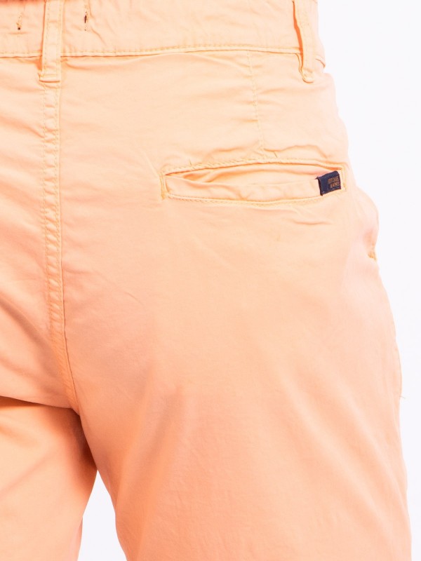 Bermuda chino BAZY - Orange