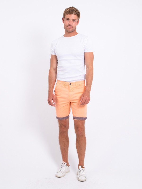 Bermuda chino BAZY - Orange