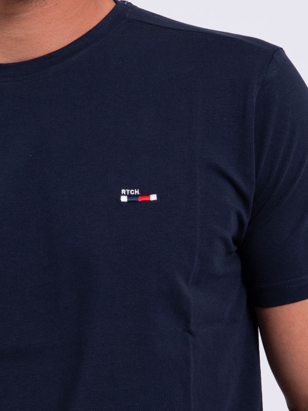 T-shirt col rond pur coton...