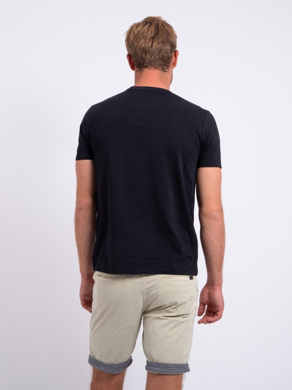 T-shirt col rond pur coton...