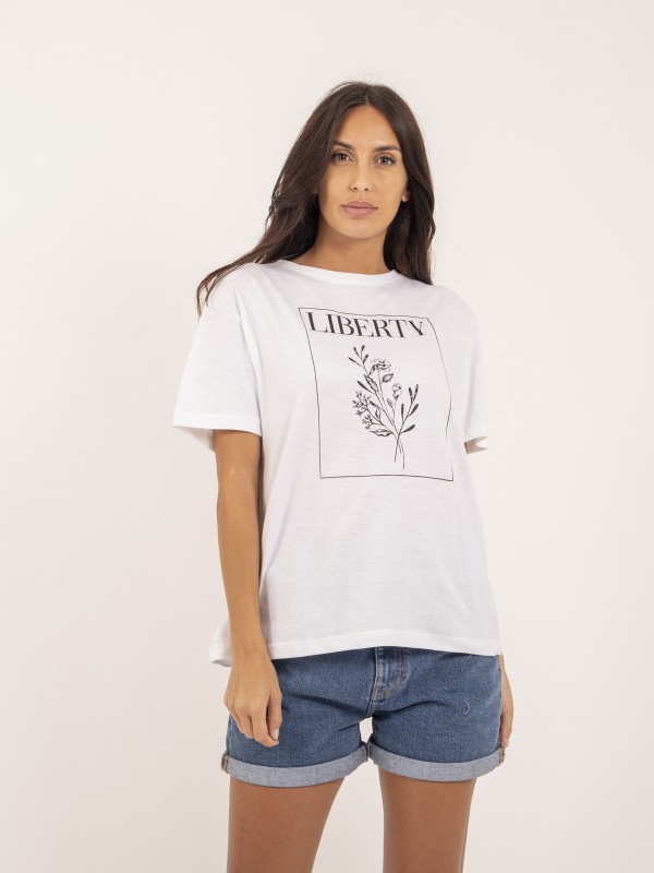 T-shirt col rond FENOMEN -...