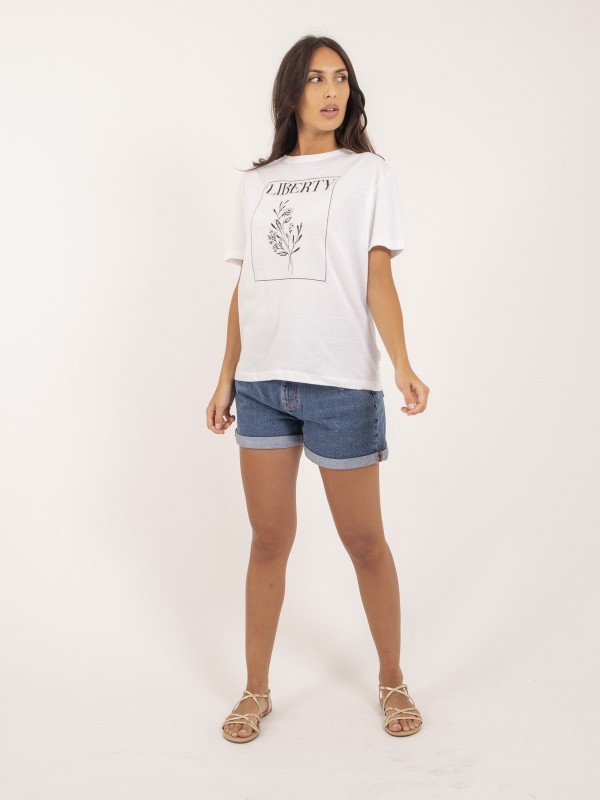 T-shirt col rond FENOMEN -...