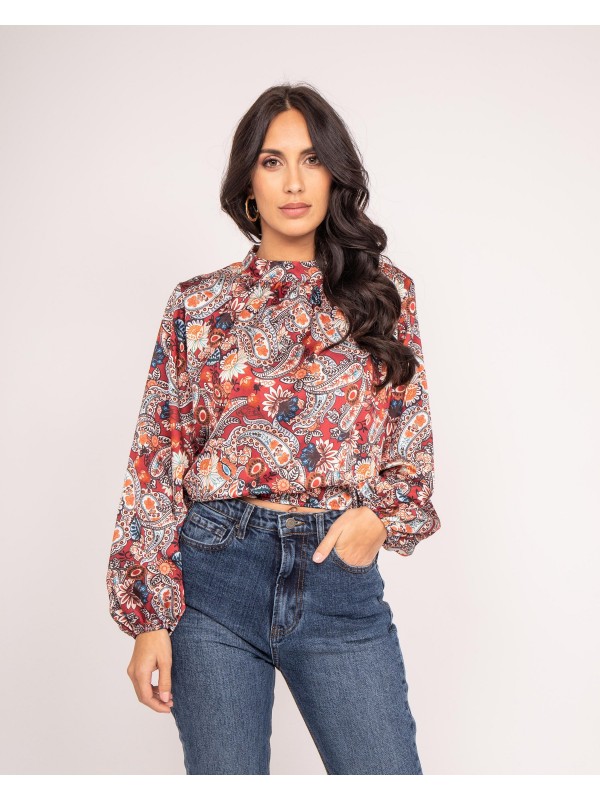 Blouse fluide motifs FABUS...