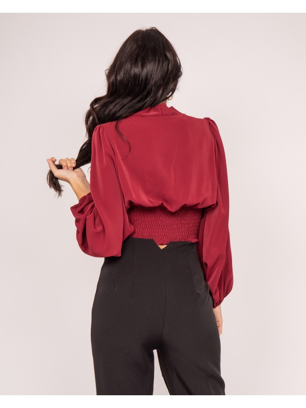 Blouse FOLIVIA - Bordeaux