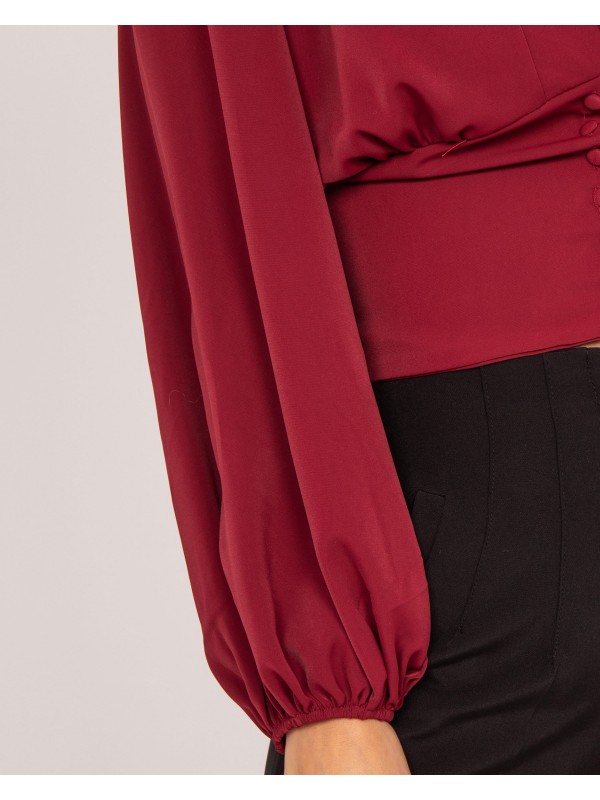 Blouse FOLIVIA - Bordeaux