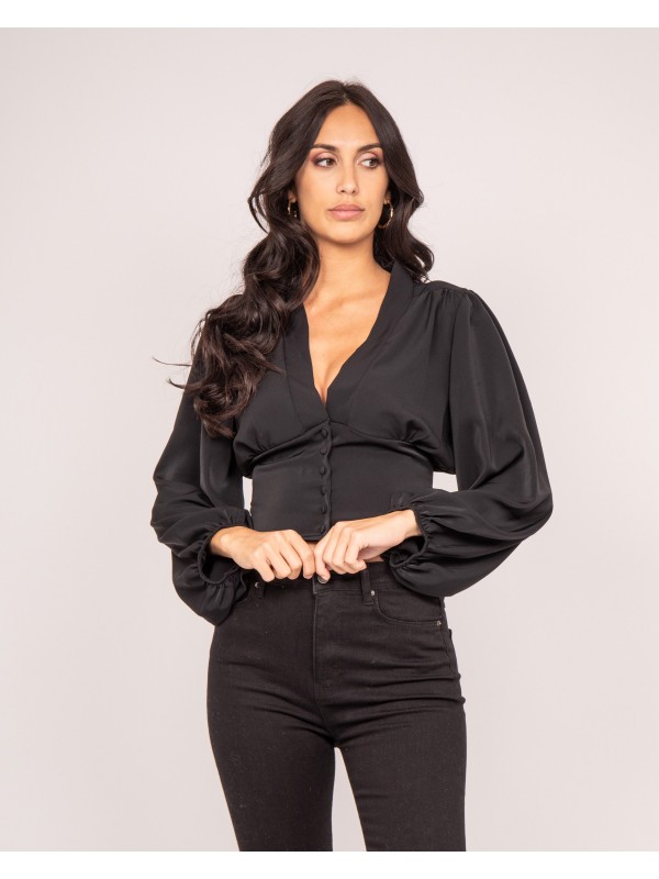 Blouse FOLIVIA - Noir