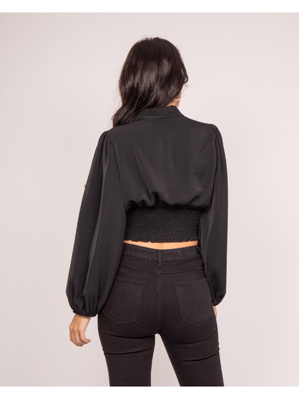 Blouse FOLIVIA - Noir