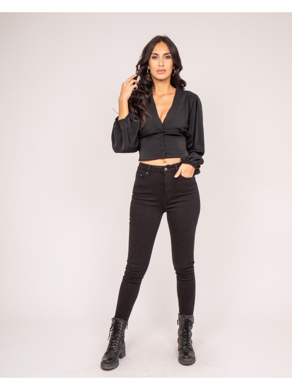 Blouse FOLIVIA - Noir