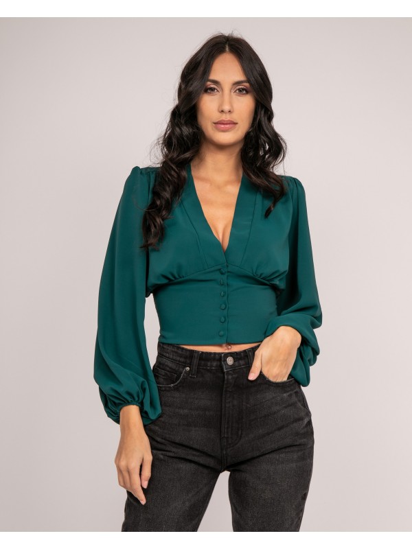 Blouse FOLIVIA - Vert