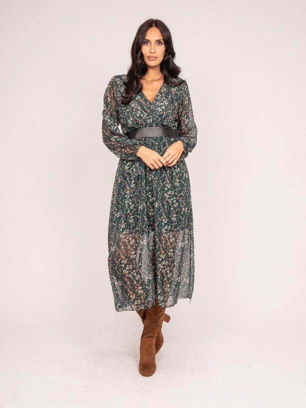 Robe longue motifs INCA