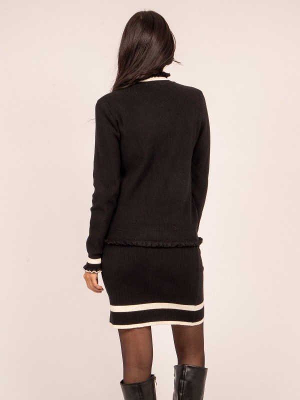 Ensemble maille pull + jupe...