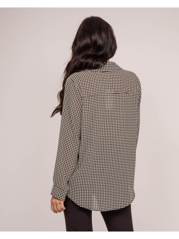 Chemise motifs ORIS - Noir