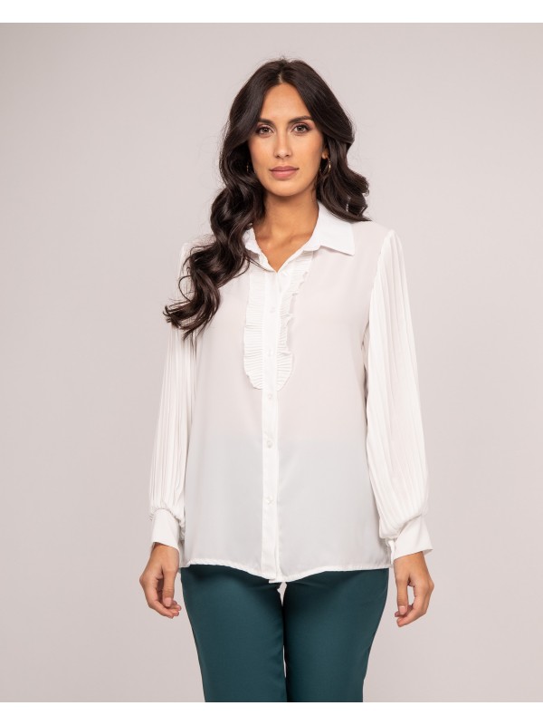 Chemise fluide ORVAL - Blanc