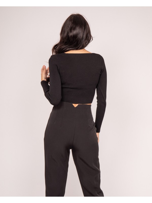 Top court FLORY - Noir