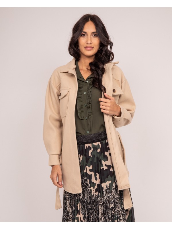 Surchemise UGENIE - Beige