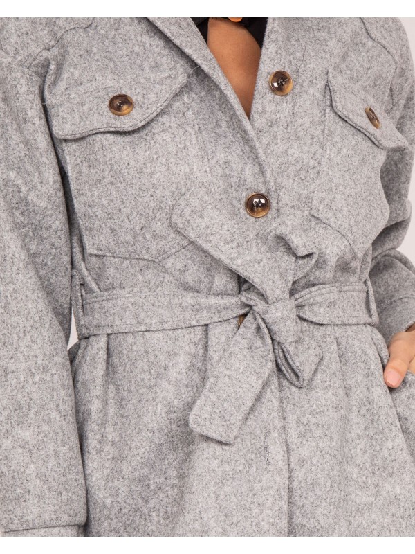 Surchemise UGENIE - Gris chine