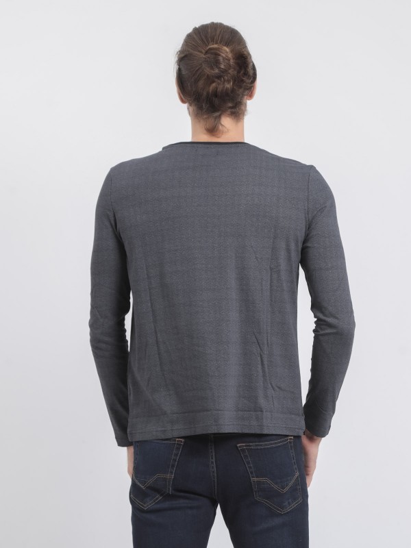 T-shirt manches longues col...