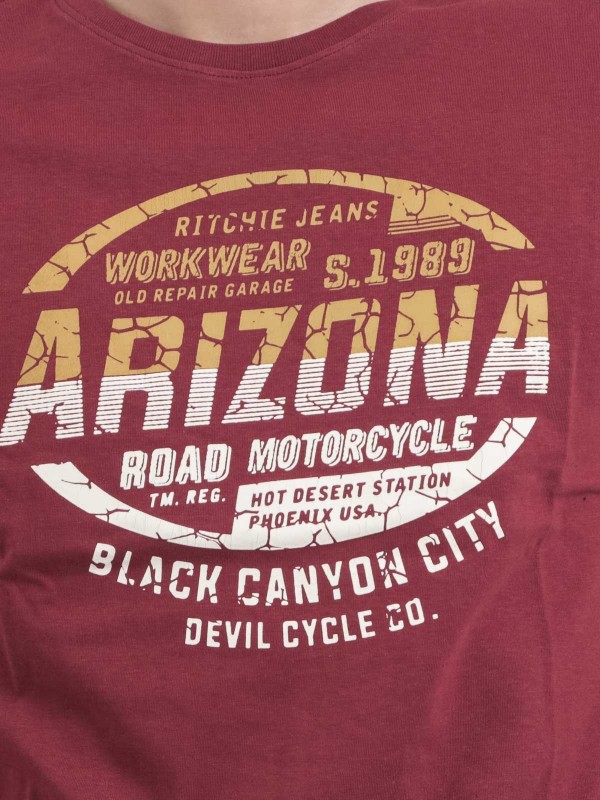 T-shirt col rond pur coton...