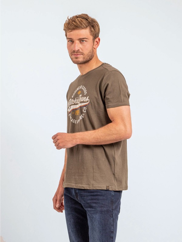 T-shirt col rond pur coton...