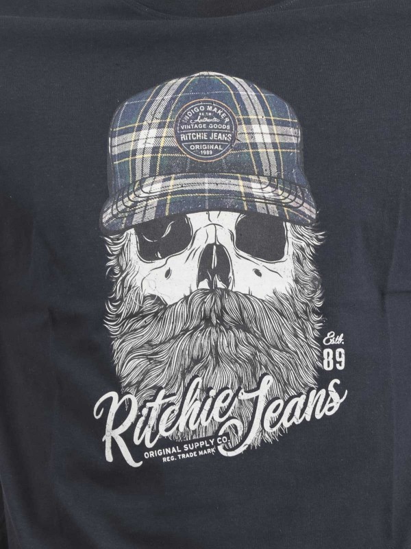 T-shirt col rond pur coton...