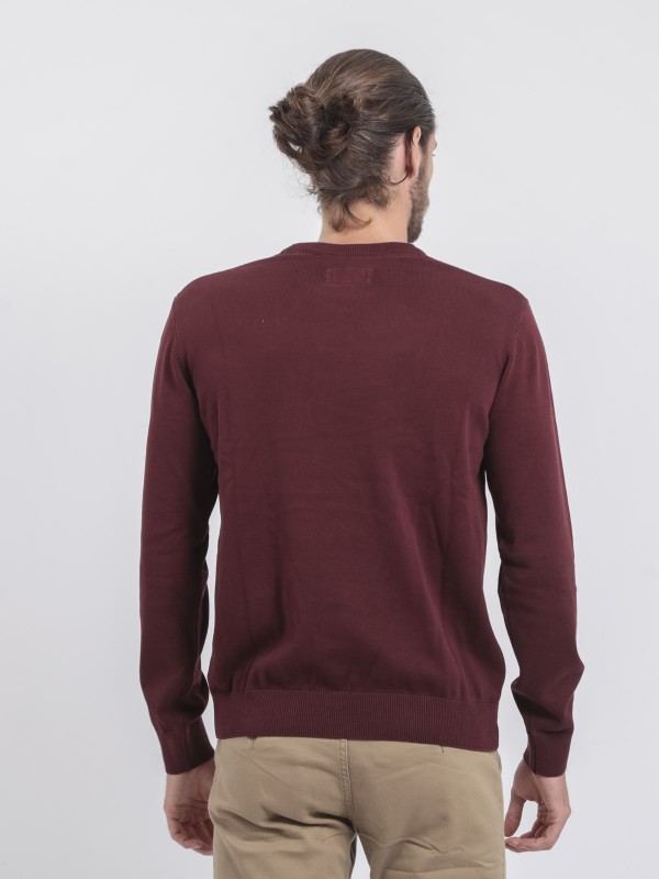 Pull col rond pur coton...