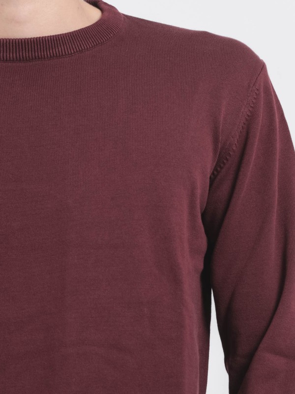 Pull col rond pur coton...