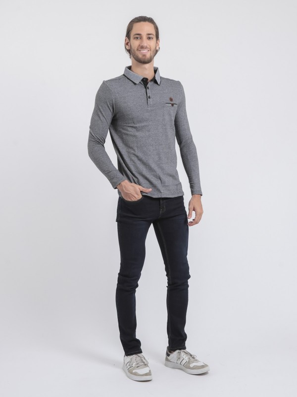 Polo manches longues...