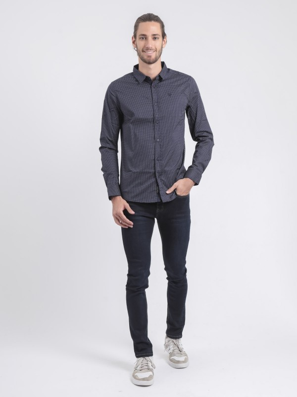 Chemise manches longues...