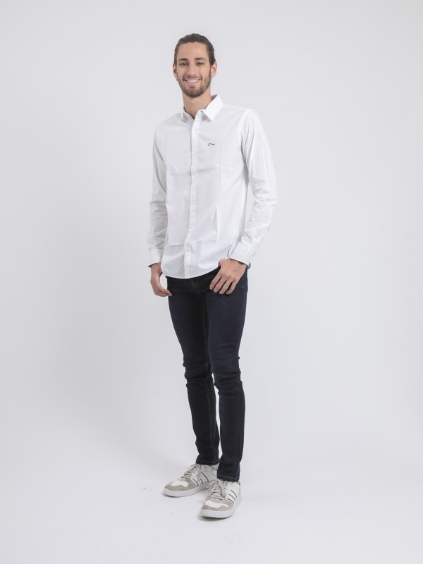 Chemise manches longues...