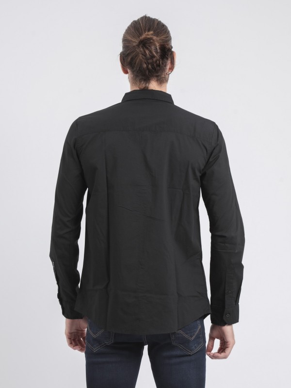 Chemise manches longues...