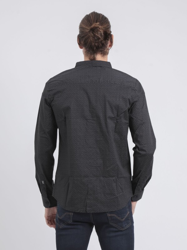 Chemise manches longues...