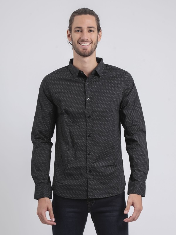 Chemise manches longues...