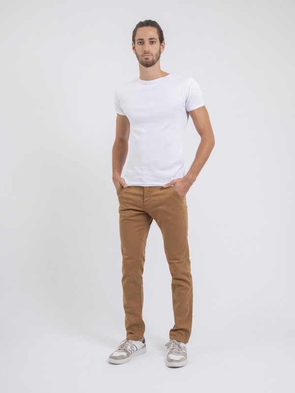 Pantalon chino coupe...
