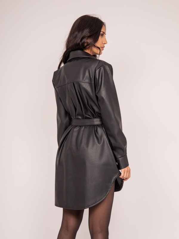 Robe courte simili ISKY - Noir