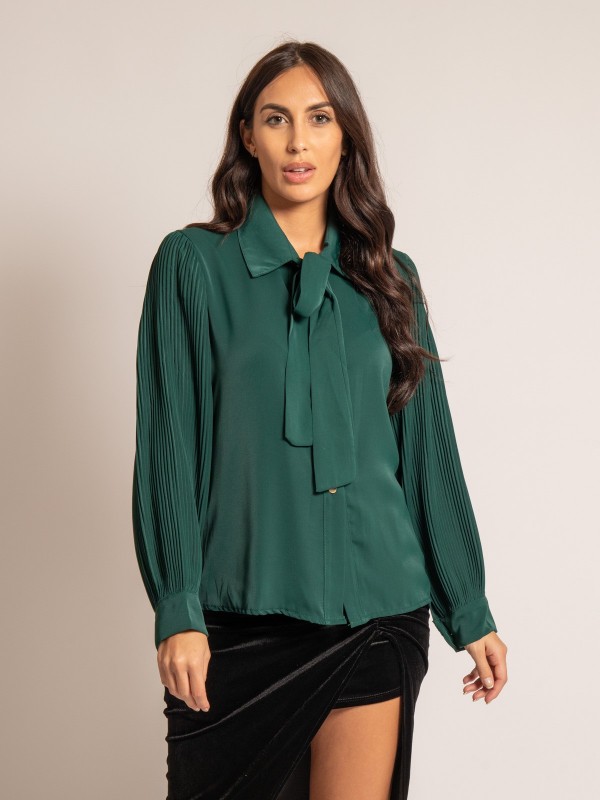 Chemise fluide ORFEO - Vert...